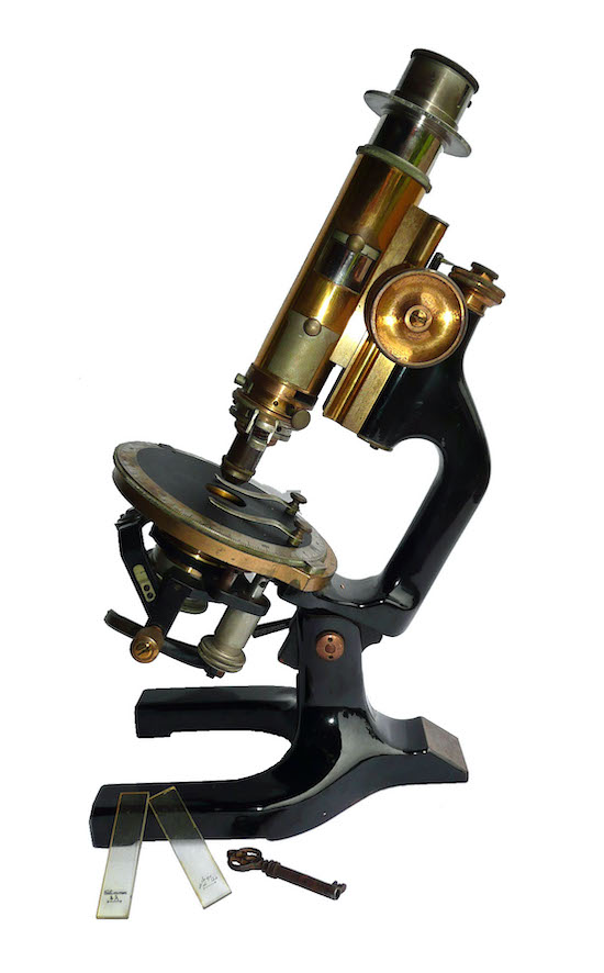 Polarizing microscope, C. Reichert, Wien